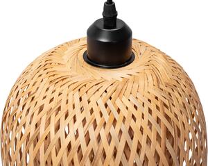 Toolight, stropní svítidlo 1xE27 APP986-1CP, bambusové dřevo-černá, OSW-01045