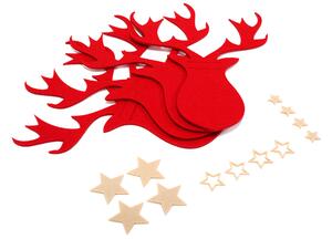 Tutumi, vánoční obal na příbor 6 ks, červená, CHR-06508