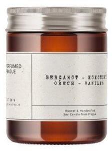 Vonná sojová svíčka doba hoření 40 h #32 Bergamot, Coconut, Vanilla – Perfumed Prague