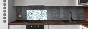 Skleněný panel do kuchyně Listí pksh-73934337