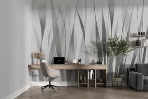 Fototapeta Šedobílý obraz rostlin, Designové fototapety na zeď, Populární fototapety, w01018v3 - Tapeko.co.cz