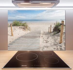 Skleněný panel do kuchyně Pláž pksh-74072546