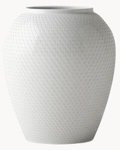 Ruěn vyrobená porcelánová váza Rhombe