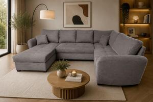 SEDACÍ SOUPRAVA, textil, tmavě šedá P & B - Sedací soupravy, Online Only