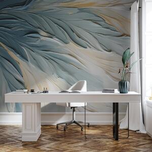 Fototapety Abstraktní tahy modré, šedé a béžové barvy, Fototapety 3D, Fototapety 3d listí, w01561 : uwalls.cz