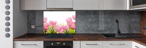 Panel do kuchyně Růžové tulipány pksh-76412458