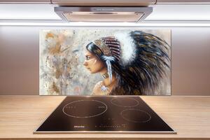Skleněný panel do kuchynské linky Indiánka pksh-76650500