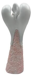 Anděl růžovobílý 23 cm Prodex JY211060