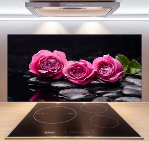 Dekorační panel sklo Růžové růže pksh-77048055