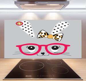Panel do kuchyně Králík v brýlích pksh-77476697