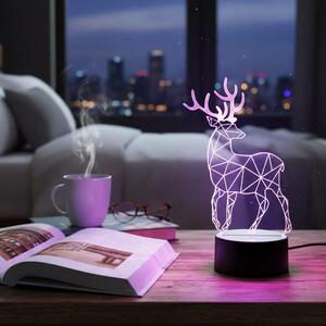 Lampa s 3D iluzí - jelen