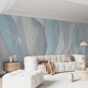Fototapety Moderní abstraktní tapety v ekologickém stylu v chladných a teplých barvách, Fototapety moderní, w01124 : uwalls.cz