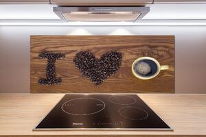 Panel do kuchyně I love coffee pksh-77959607