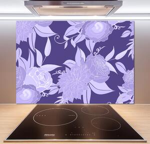Panel do kuchyně Květinový vzor pksh-77904316