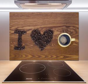 Panel do kuchyně I love coffee pksh-77959607
