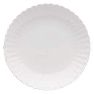 Talíř smetanový z kameniny hluboký 20 cm