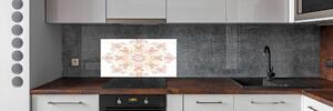 Skleněný panel do kuchynské linky Ornamenty pksh-78023006