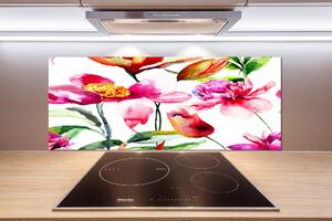 Panel do kuchyně Divoké květiny pksh-78023147