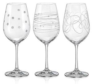 Crystalex Sklenice na víno Viola Elements 450 ml 6 ks
