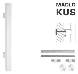DVEŘNÍ MADLO MP kód K31 25x25 mm UN - ks (WS - Bílá matná), Délka 1200 mm1000 mm25x25 mm, MP WS (bílá mat)