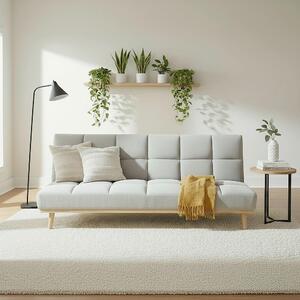 ROZKLÁDACÍ POHOVKA, textil, béžová P & B - Rozkládací pohovky, Online Only