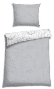 POVLEČENÍ, flanel, světle šedá, 140/200 cm Florella - Povlečení