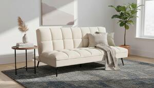 ROZKLÁDACÍ POHOVKA, textil, krémová MID.YOU - Rozkládací pohovky, Online Only