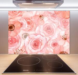 Panel do kuchyně Květinový vzor pksh-79352626