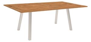 Stern Jídelní stůl Interno, Stern, obdélníkový 180x100x75 cm, profil nohou čtvercový, rám nerez, deska teak