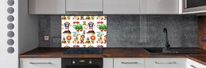 Skleněný panel do kuchyně Hračky pksh-79888448