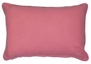 Růžový károvaný polštář s králíčky Rabbio - 45*15*35cm