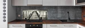 Panel do kuchyně Dřevěné molo pksh-80039561