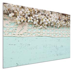 Dekorační panel sklo Květy višně pksh-80227889