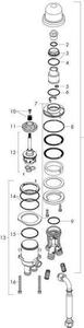 Hansgrohe 13159180, Umyvadlo