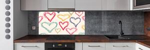 Panel do kuchyně Barevná srdce pksh-80285060