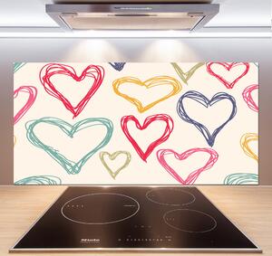 Panel do kuchyně Barevná srdce pksh-80285060