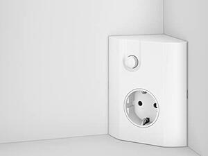 Zrcadlová skříňka do koupelny Lightedge 1L s LED osvětlením, vyrobená z MDF/dřeva, včetně zásuvky | Bílá, 68 cm
