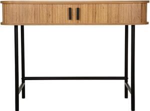 Konzole s reliéfními předními plochami, Imitace "BOHO", barva: dubový Imitace, černá, rozměry: 100 cm