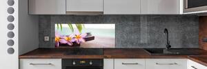 Skleněný panel do kuchynské linky Plumérie pksh-80655209