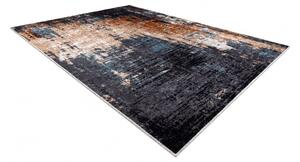 Makro Abra Kusový koberec pratelný MIRO 51454.802 Abstraktní protiskluzový modrý béžový Rozměr: 80x150 cm