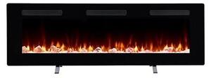 Sierra 60" Elektrický krb - Elektrický krb s topením a efektem plamene - Elektrický krb s LED efektem plamene Optiflame - Vhodný k instalaci, zavěšení nebo volně stojící - Ovládání pomocí aplikace