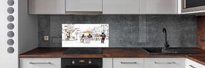 Skleněný panel do kuchynské linky Kavárna pksh-80845595