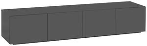 NÍZKÁ KOMODA, černá, 180/35/40 cm MID.YOU - Černé komody, Online Only