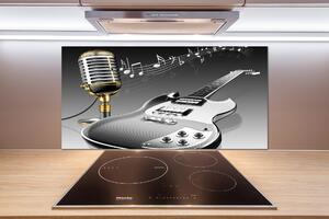Panel do kuchyně Kytara a mikrofon pksh-80845509
