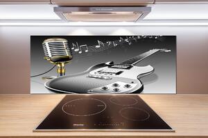 Panel do kuchyně Kytara a mikrofon pksh-80845509