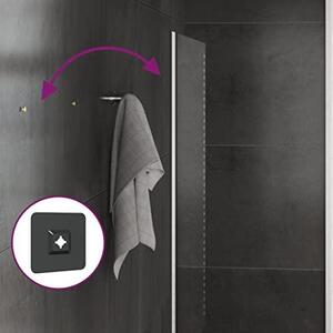 LED zrcadlo do koupelny s rámem z laku, rozměry 50x70 cm, stupeň krytí IP65, USB port, vodotěsné, vhodné do koupelen, jako kosmetické zrcadlo a pro líčení, lze použít i v předsíni