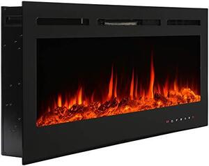 Elektrický krb "LUZERN" od společnosti Kaminofen Dekokamin, 900/1800 W, s ochranou proti přehřátí, funkcí časovače, termostatem, LED osvětlením, funkcí stmívání, model AY 629, topný přístroj, topný ventilátor
