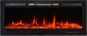 Elektrický krb "LUZERN" od společnosti Kaminofen Dekokamin, 900/1800 W, s ochranou proti přehřátí, funkcí časovače, termostatem, LED osvětlením, funkcí stmívání, model AY 629, topný přístroj, topný ventilátor