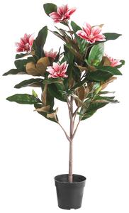 Umělá rostlina MAGNOLIA TREE 90 cm Červená