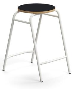 AJ Produkty Stolička ALTUS, výška 590 mm, bílá/antracitová